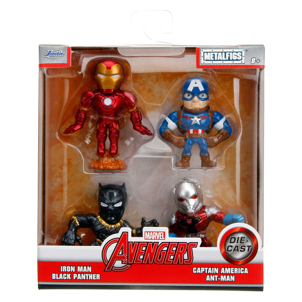 Giocattoli Jada Jada Metalfigs Avengers 4 pezzi