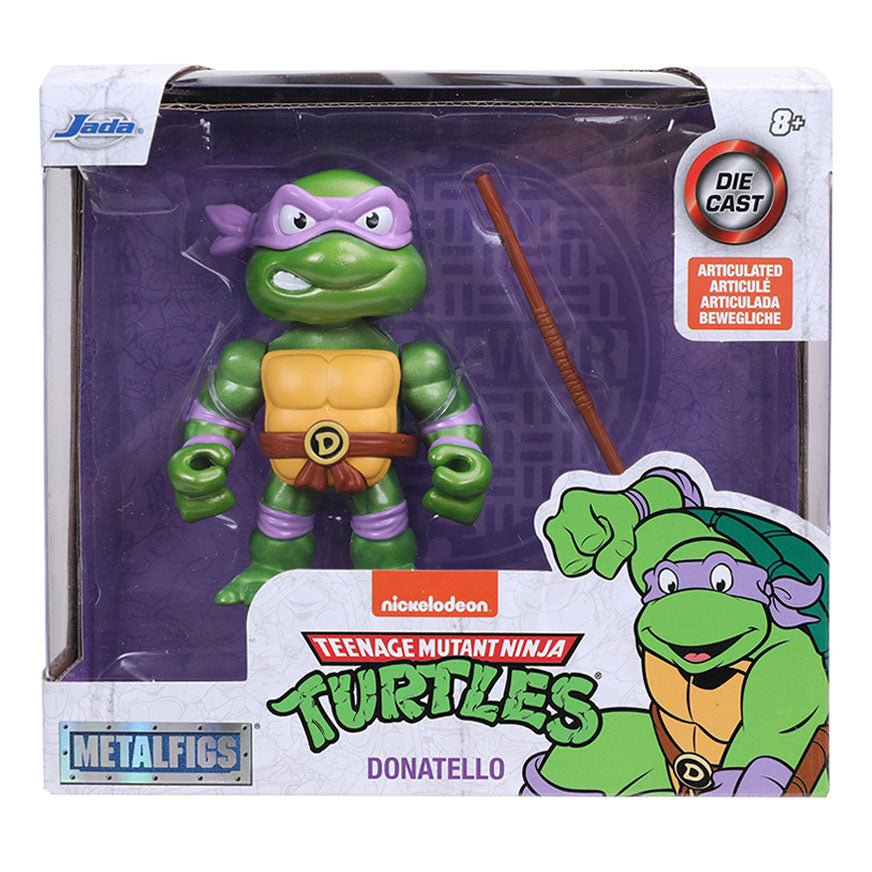 Punti di Jada Jada Metalfigs Die Cast Teenage Mutant Ninja Turtles Donatello