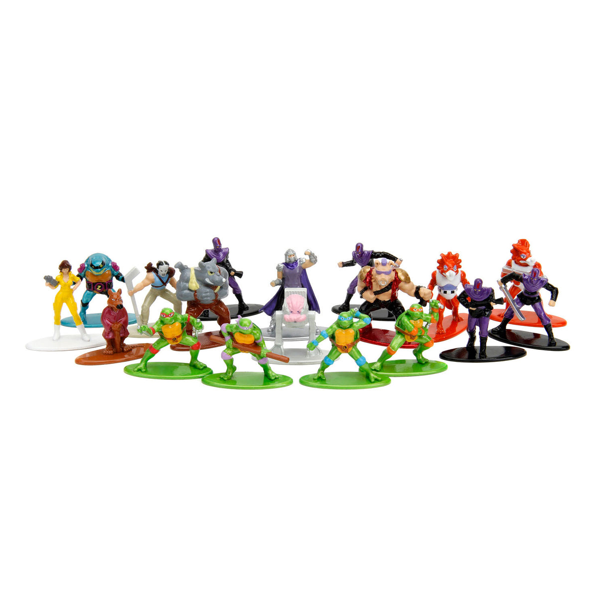 De Jada Spillsys Jada Metalfigs stierwen-Cast Teenage mutant Ninja Turtles Wave 1 18st.