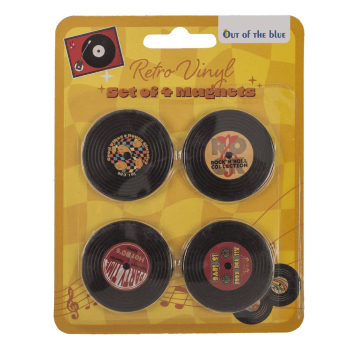 Ootb Frigomagnete LP 4,2x4,2cm Set vu 4