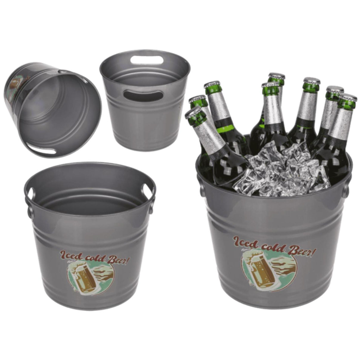 Ootb ice bucket with beer logo 6l