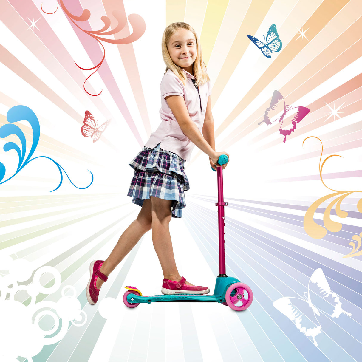 Hudora flitzkids Step Skate čudes