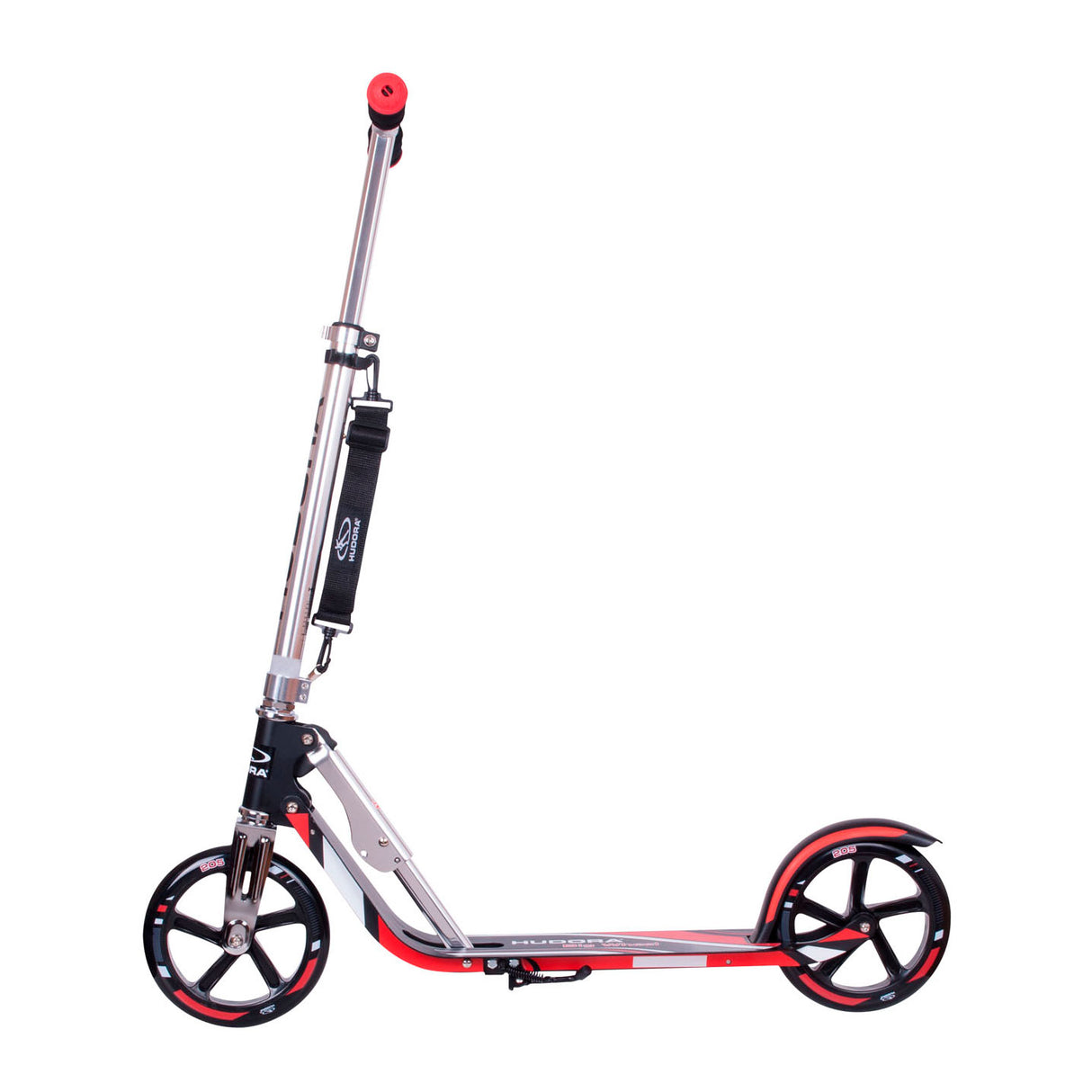Hudora scooter big wheel step rx205 - black red