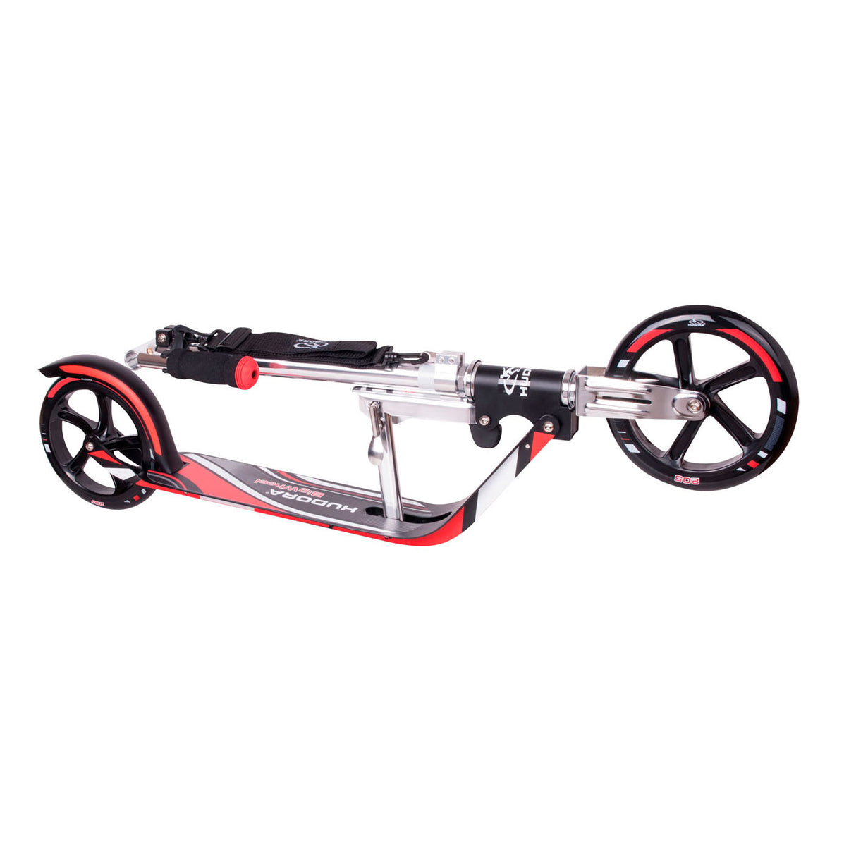 Hudora scooter big wheel step rx205 - black red