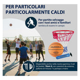 Hudora basketball ring metal with net
