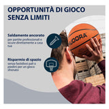 Hudora basketball ring metal with net