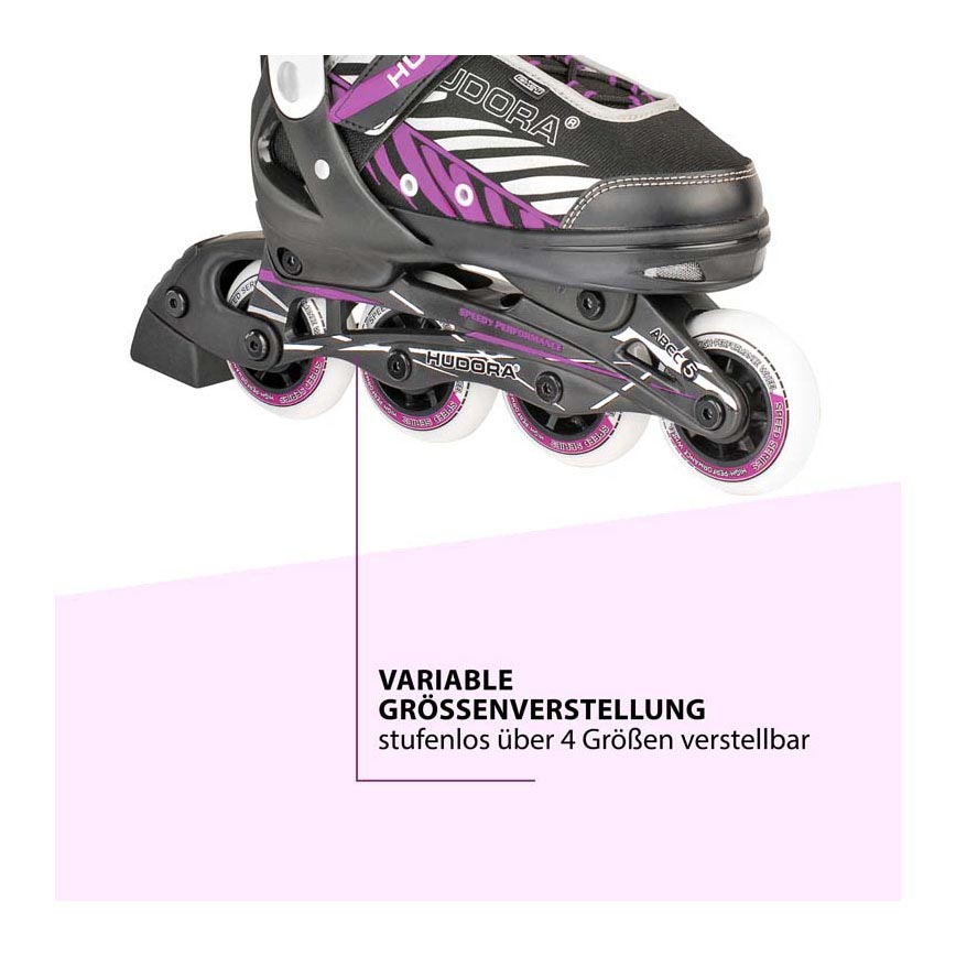 Hudora Skeller Mia Black Purple, Gréisst 37-40