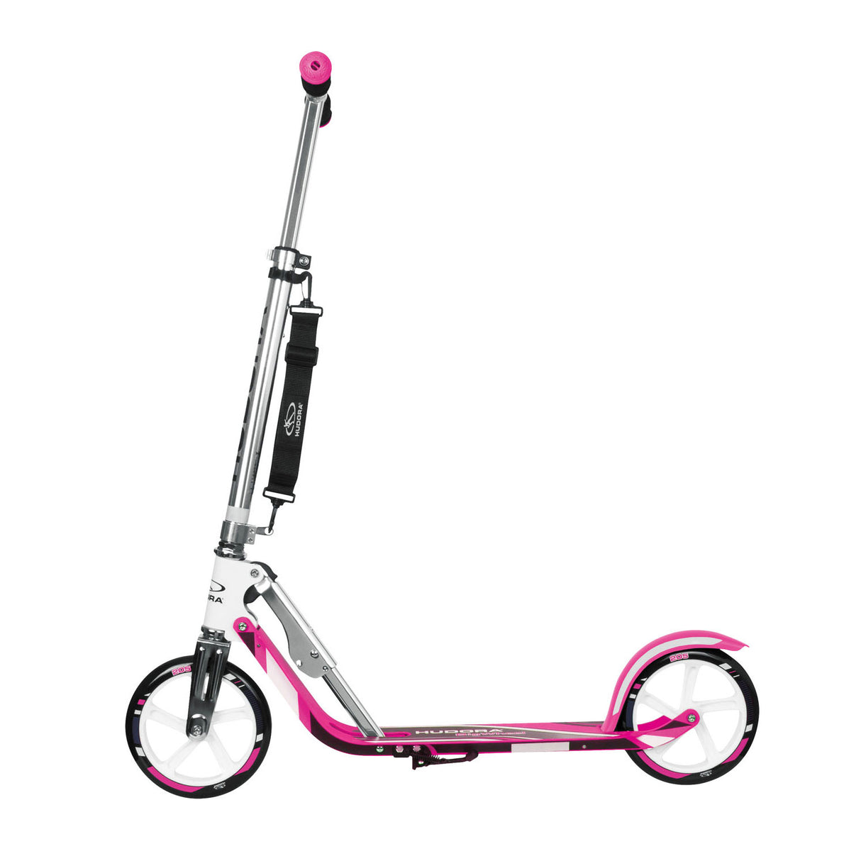 Hudora scooter big wheel step rx205 - white pink