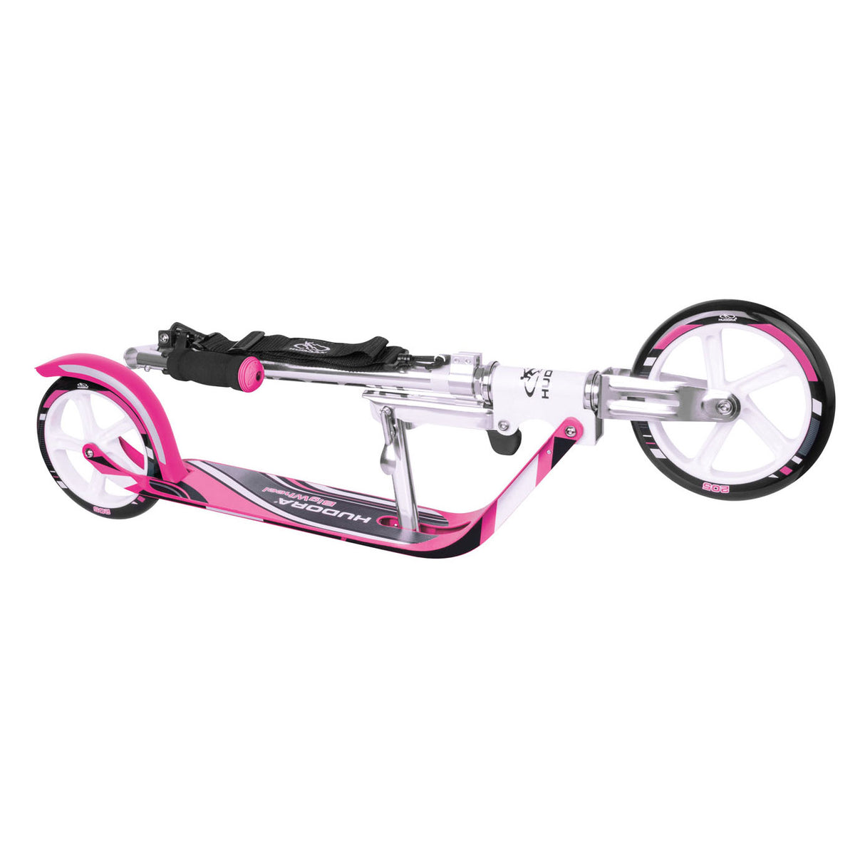 Hudora scooter big wheel step rx205 - white pink