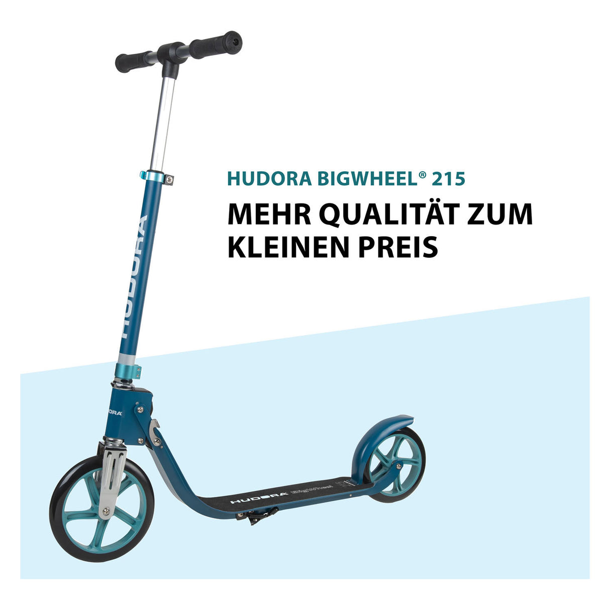 Hudora Hudora Wheel Krok 215 Scooter Step Azure Blue