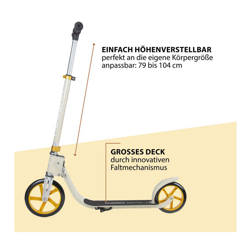 Hudora Hudora Wheel Step 215 Scooter Sand