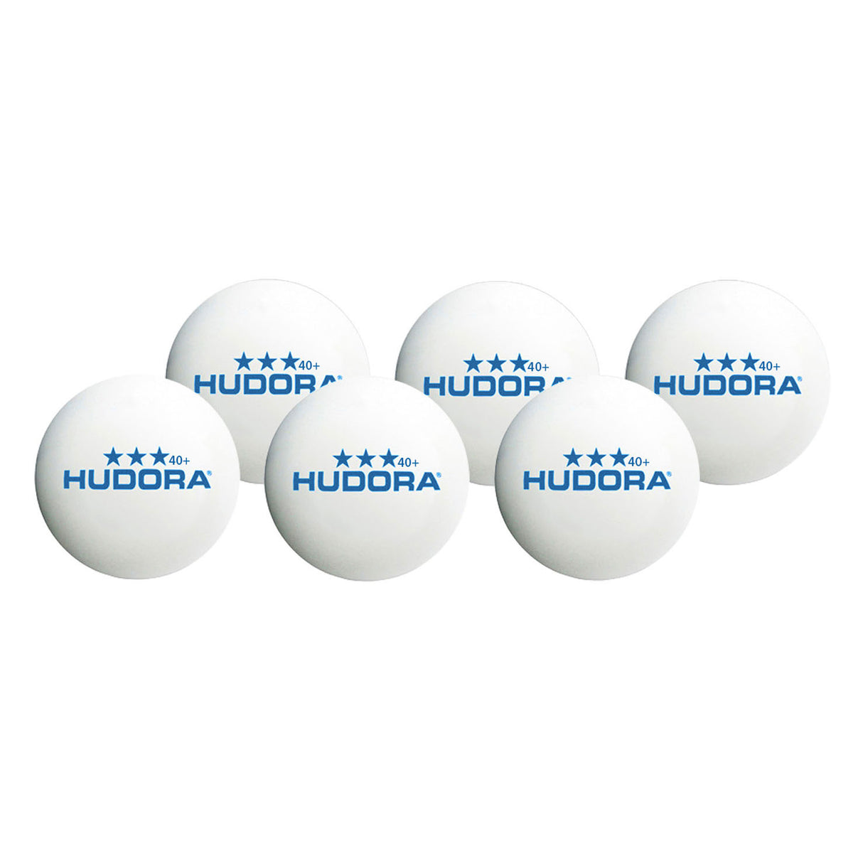 Hudora Table Tennis Balls, 6e.