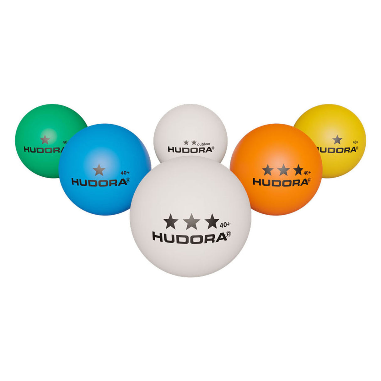 Hudora Table Tennis Balls, 20e.