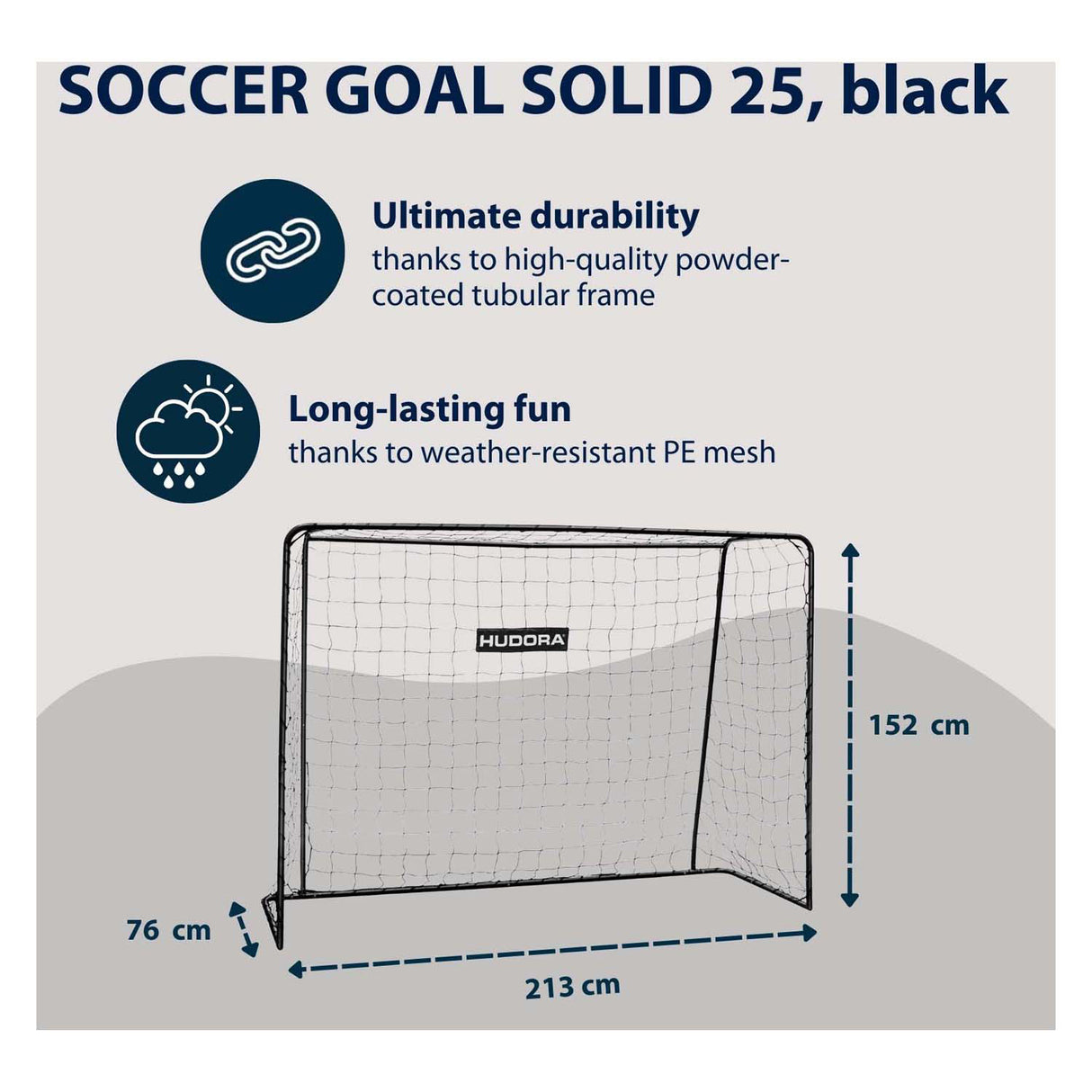 Hudora football goal