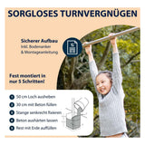 Hudora horizontal bar pro double