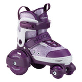 Hudora rolschaatsen my first quad paars, maat 26-29