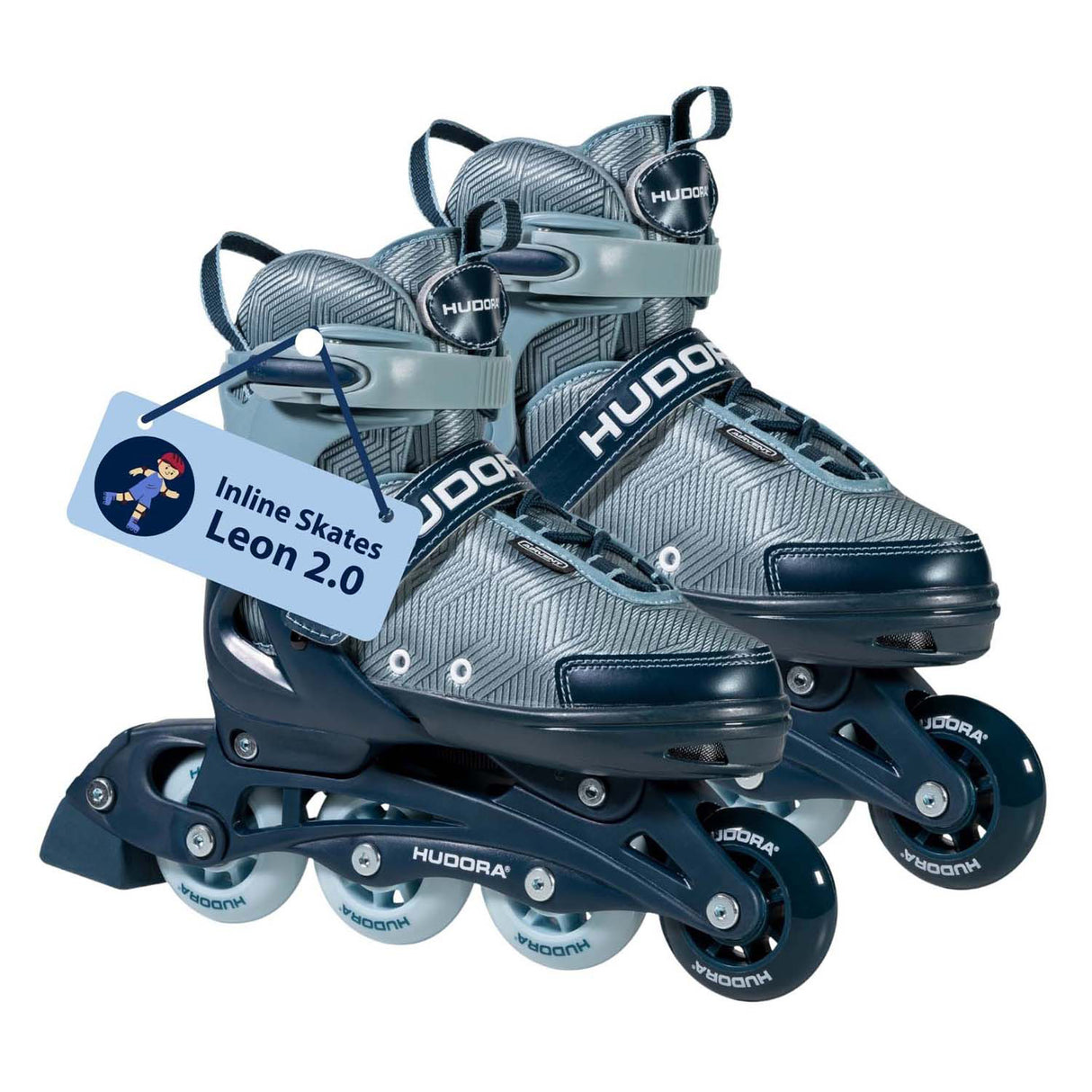 Hudora inline skates Leon 2.0 ocean, size 37-41
