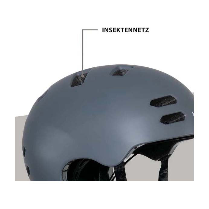 Hudora skater helmet all-round graphite, size l (58-61cm)