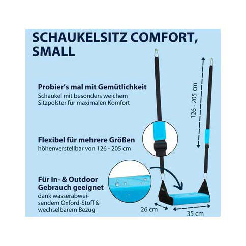 Hudora Schaukelstull Komfort kleng, 35x26cm