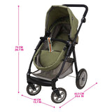 2-in-1 doll's pram