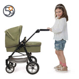 2-in-1 doll's pram