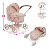 Ellen doll pram ballet flora