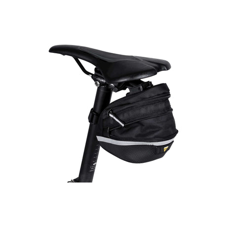 Topak Saddle Bag WP II M, Black, Water -Repellent, Polyester, Adapter, 1,25L, QuickClick, Reflecting, 152g