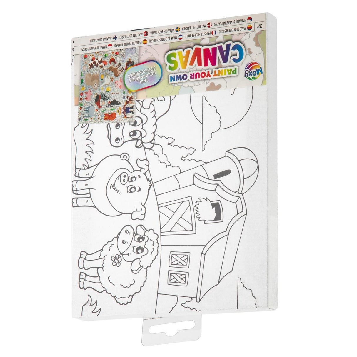 Grafix paint your own canvas 20x15cm