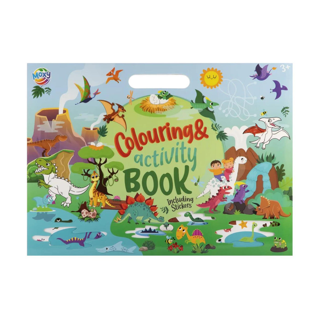 Moxy coloring and activity book + stickers