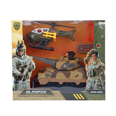 Toi-toys toi toys vojaški igralni set + dodatki