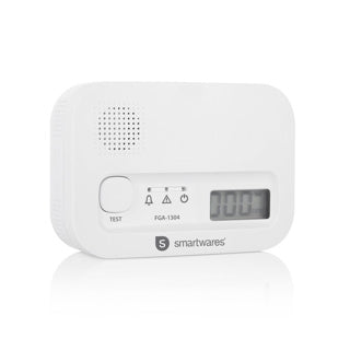 Smartwares FGA-13041 detector de monóxido de carbono sensor de 10 anos baterias de 3 anos