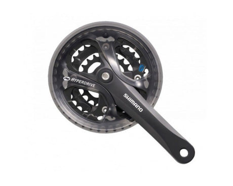 Shimano benelux b.v. shimano efcm361c888cl kranksett acera m361 7 8-sp svart 48x38x28t+cg kk quad 170 mm (-4 mm)