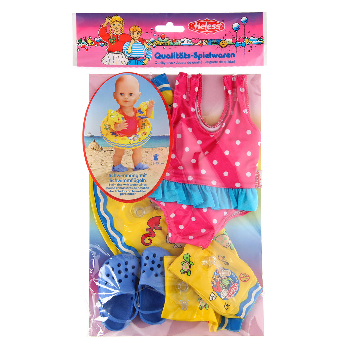 Heless doll swimming set, 35-45 cm