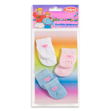 Chaussettes de poupée - 3 paires, 28-35 cm