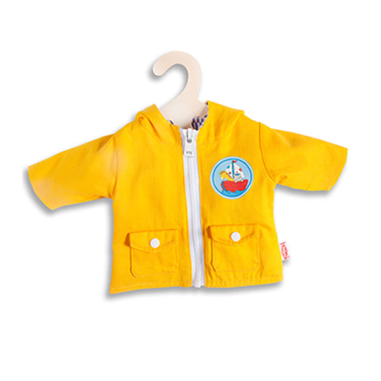 Dolls raincoat double sided, 28-35 cm