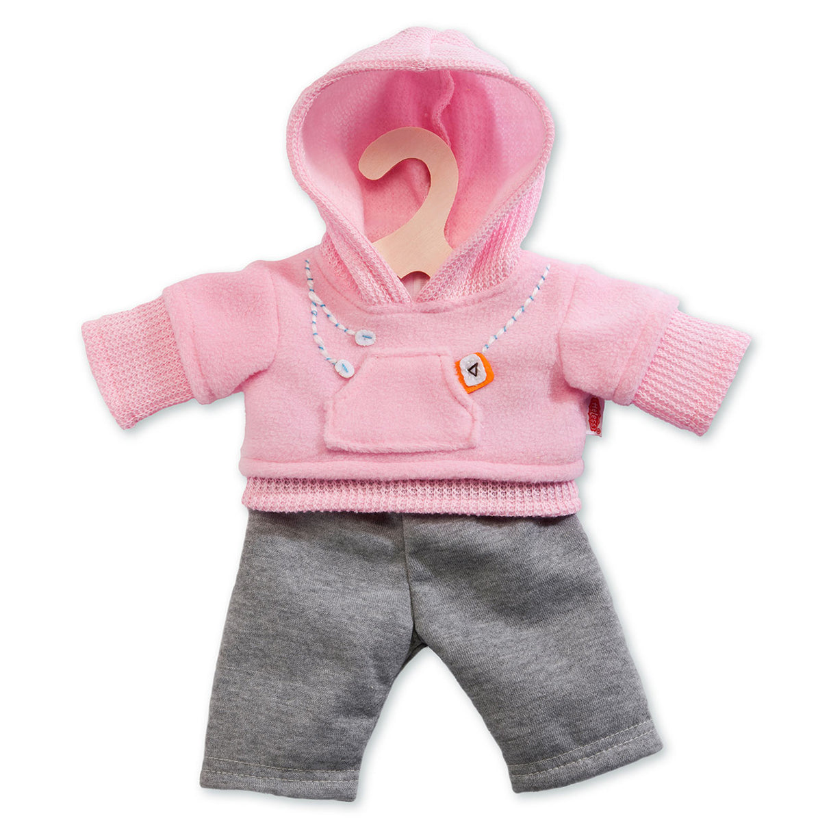 Outfit da jogging rosa delle bambole per le bambole heless, 35-45 cm