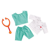 Outfit doktorů Heless Dolls se stettoskopem, 28-35 cm