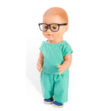 Outfit doktorů Heless Dolls se stettoskopem, 28-35 cm