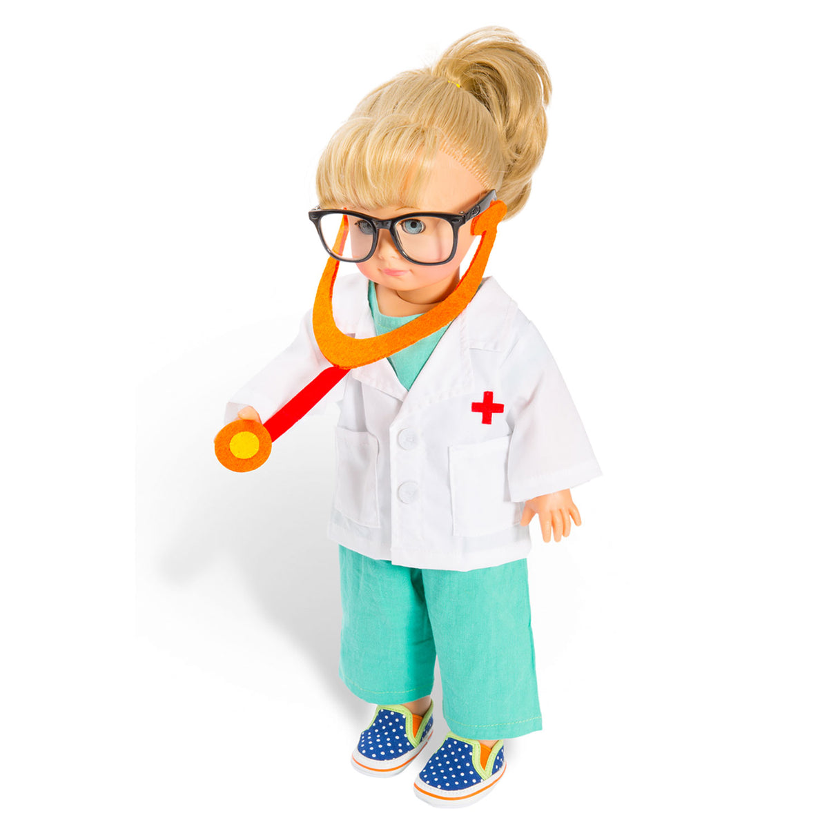 Heless dolls Doctor Outfit with Stethoscope, 38-45 cm