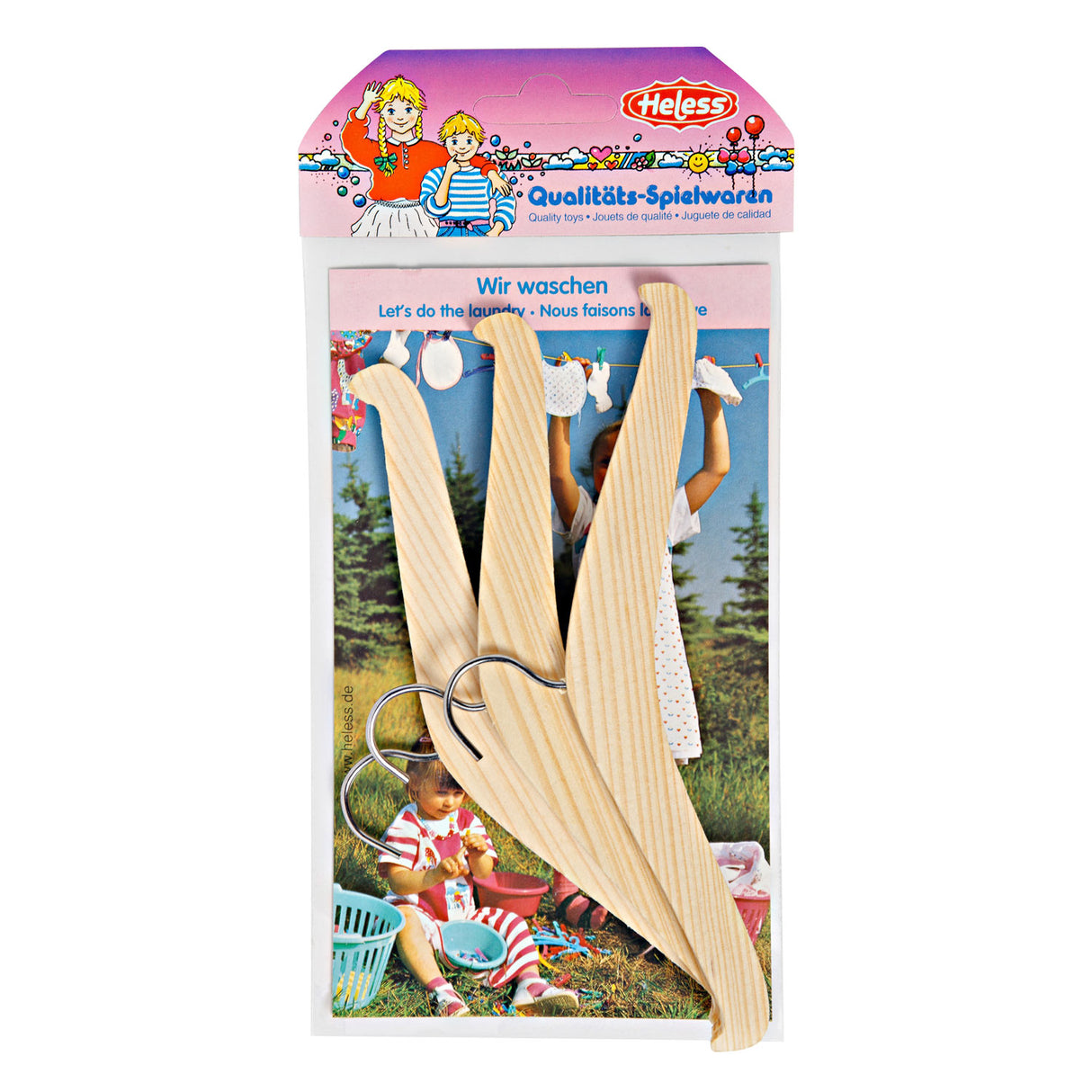 Dolls clothes hangers, 3st.