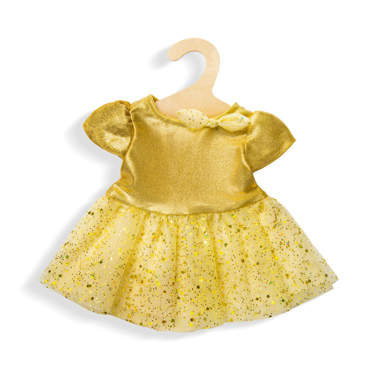 Heless doll dress gold, 28-35 cm