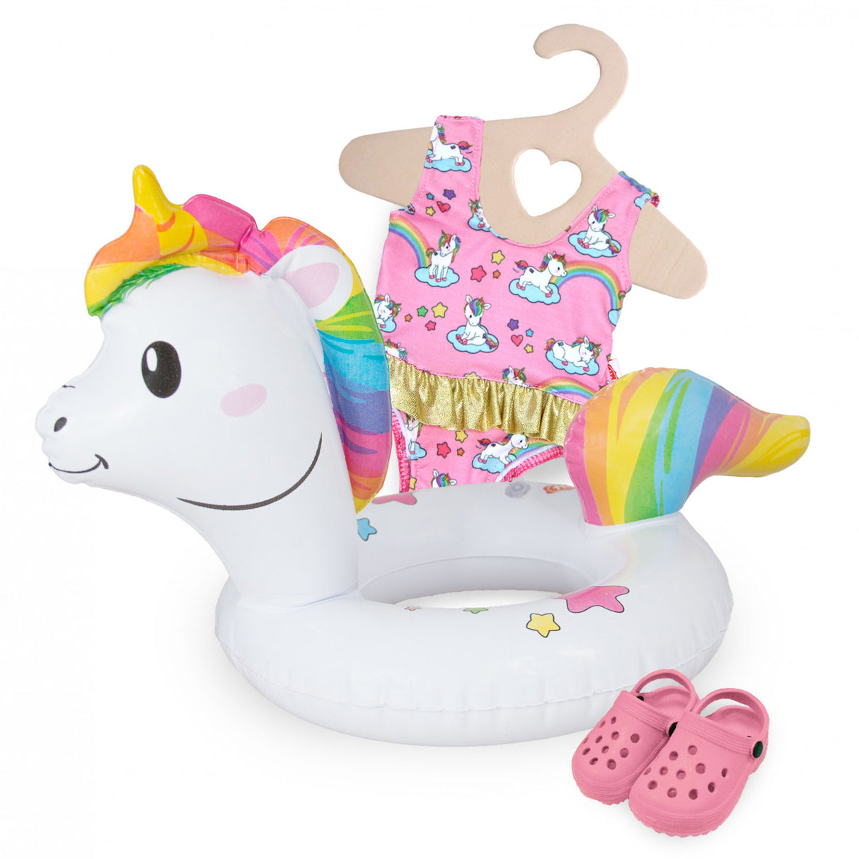 Heless dolls swim set unicorn, 35-45 cm