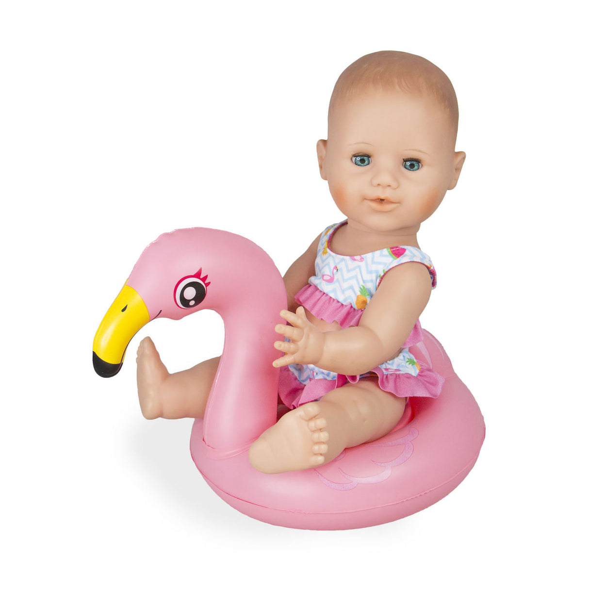 Heless Doll Schwimmset Flamingo, 35-45 cm