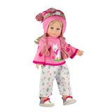 Dolls hat alpakka, 35-45 cm