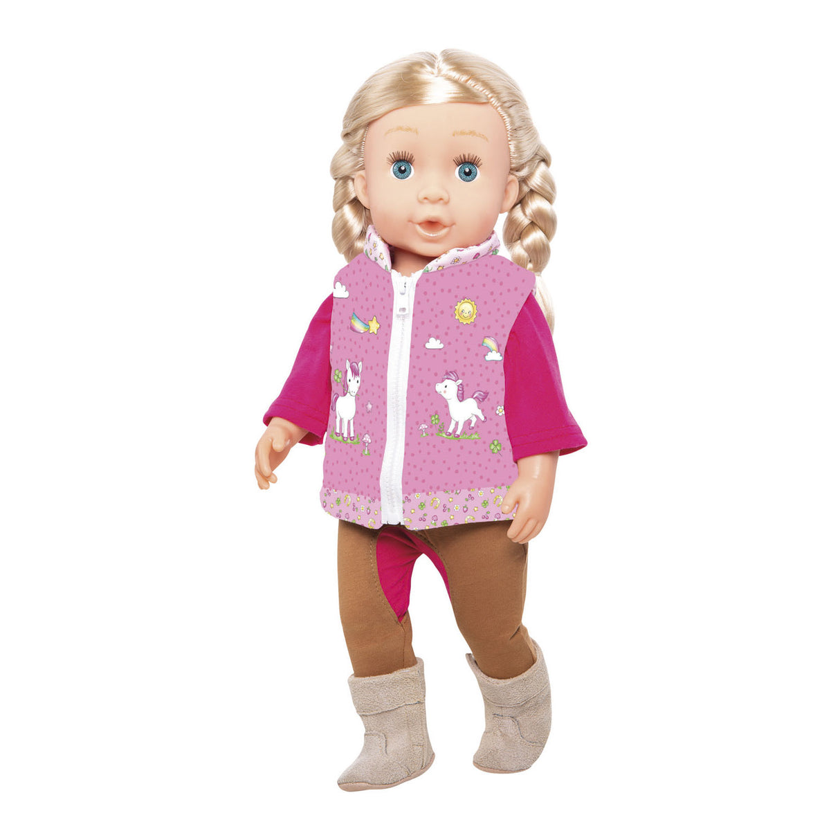 Heless doll outfit Horse riding unicorn, 28-35 cm