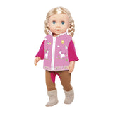 Heless doll outfit Horse riding unicorn, 28-35 cm