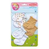 Heless Doll Socks Glitter 3 páry, 28-35 cm