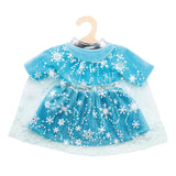 Doll Dress Ice Princess avec cap, 28-35 cm