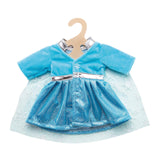 Doll Dress Ice Princess avec cap, 28-35 cm