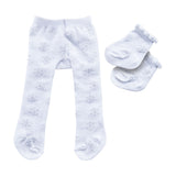 Dollsmacle avec chaussettes - flocons de neige, 28-35 cm